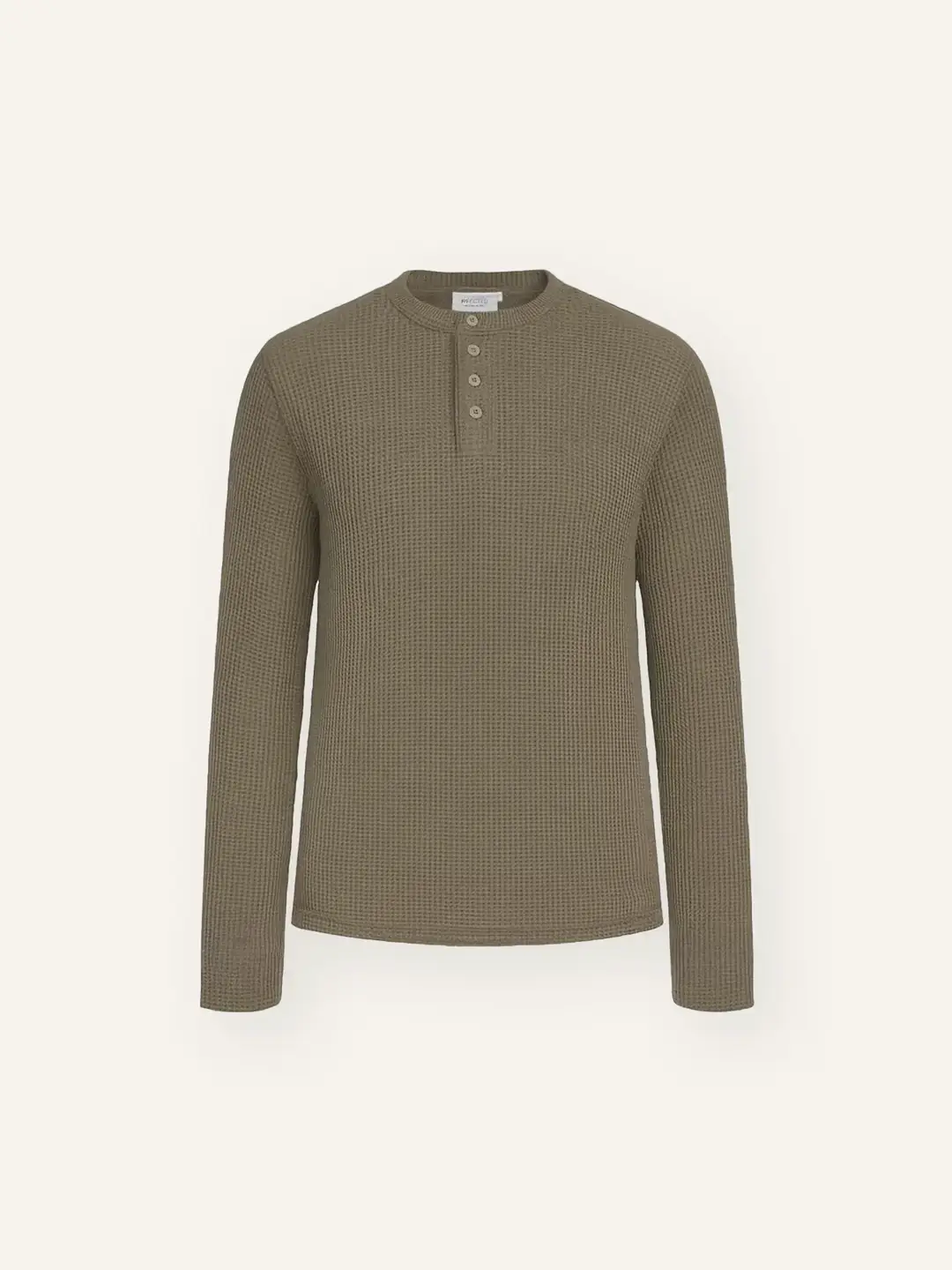 Ffected 'Basement' Henley Shirt Olive (1) Ffected 'Basement' Henley Shirt Olive (1)