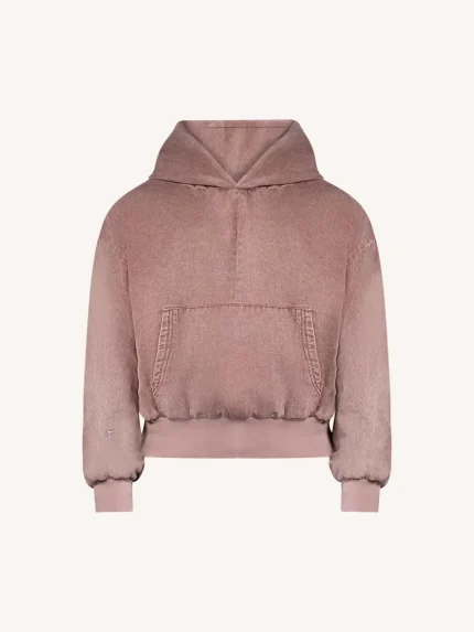 Ffected 'Orí' Denim Hoodie Washed Red (4)