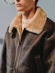 Ffected  'Rian' Shearling Jacke (6)
