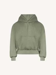 Ffected 'Seoul' Knit Hoodie Washed Green (5)